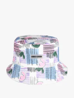 Enrico Coveri Cappello unisex da pescatore con stampe