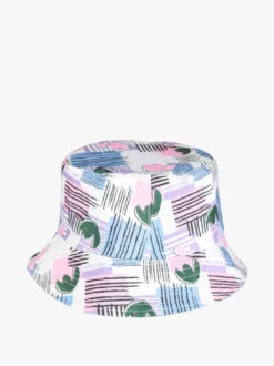 Enrico Coveri Cappello unisex da pescatore con stampe