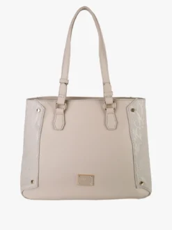 Enrico Coveri Contemporary Borsa a spalla da donna in ecopelle - sabbia