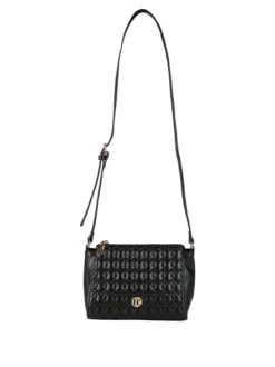 Enrico Coveri Contemporary Borsa mini a tracolla trapuntata - nero