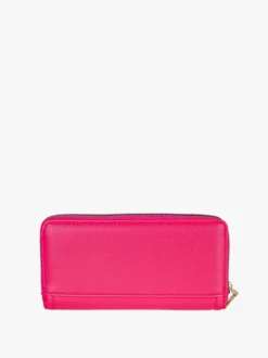 Enrico Coveri Contemporary Portafoglio donna in ecopelle con zip - fucsia
