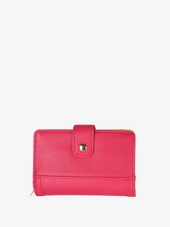 Enrico Coveri Contemporary Portafoglio donna mini in ecopelle - fucsia