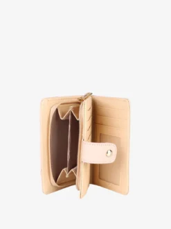 Enrico Coveri Contemporary Portafoglio donna mini in ecopelle - nudo