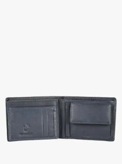 Enrico Coveri Contemporary Portafoglio in pelle mini da uomo - blu scuro