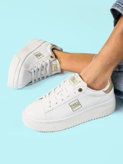 Enrico Coveri Sneakers stringate da donna con platform