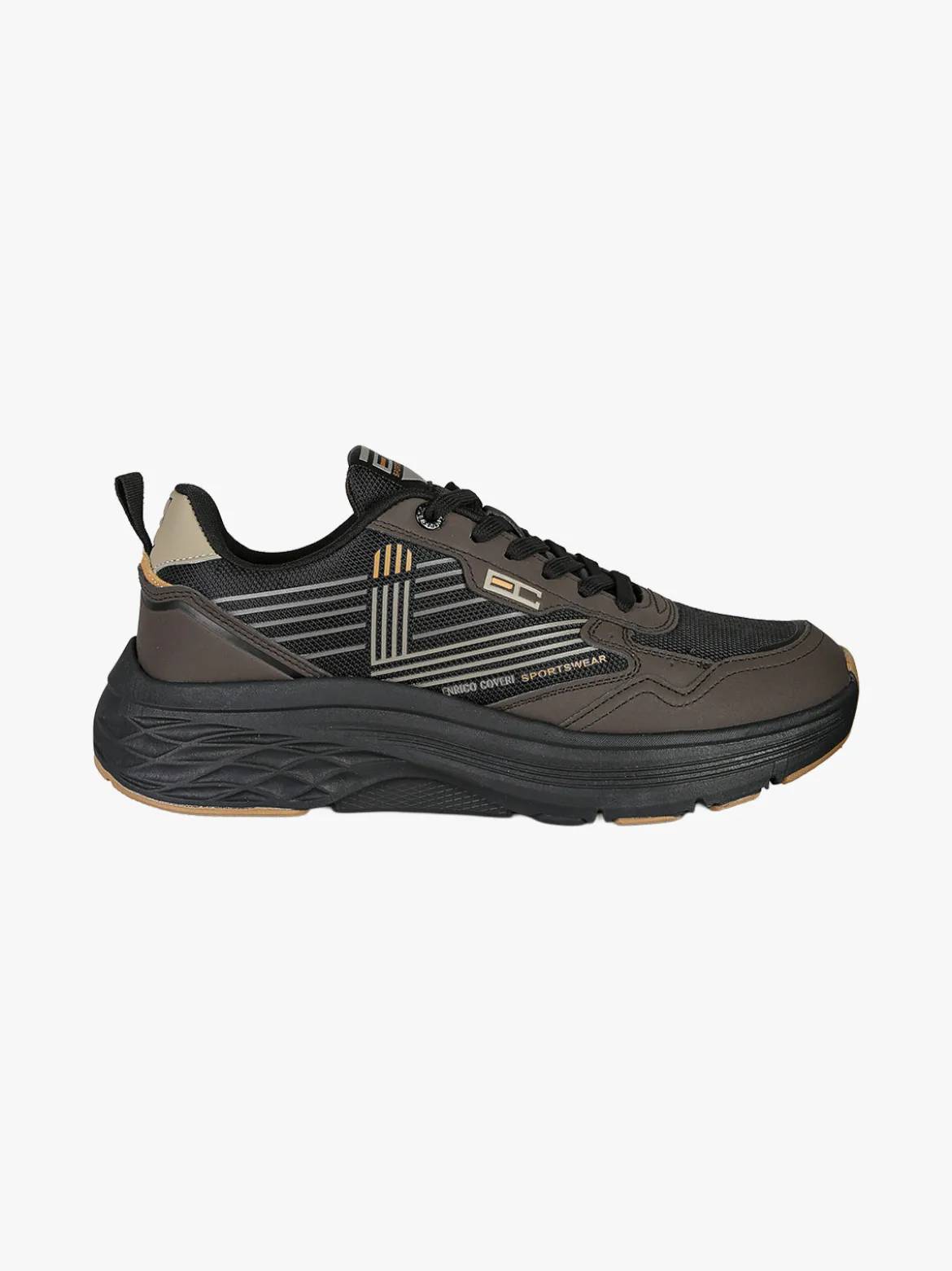 Enrico Coveri Sportswear Sneakers da uomo sportive stringate - nero