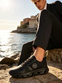 Enrico Coveri Sportswear Sneakers sportive da uomo - nero