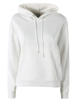 Essenziale Milano Felpa donna con cappuccio - bianco