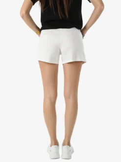 Essenziale Milano Shorts donna con elastico in vita - bianco