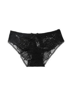 Essenziale Milano Slip da donna in pizzo - nero