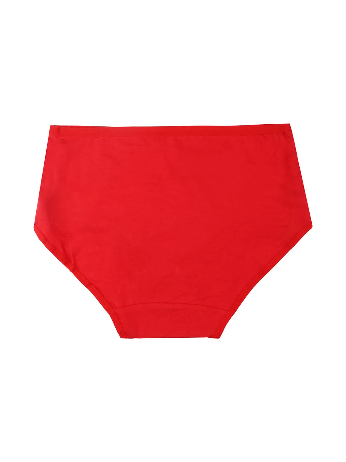 Essenziale Milano Slip maxi da donna in cotone - rosso