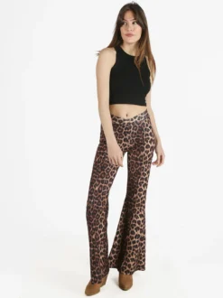 Essenziale Milano Top cropped donna a costine