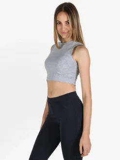 Essenziale Milano Top cropped donna in cotone