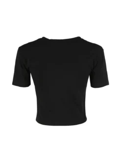 Essenziale Milano T-shirt crop da donna in cotone