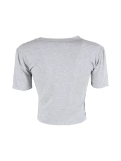 Essenziale Milano T-shirt crop da donna in cotone