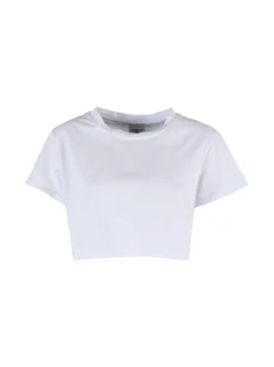 Essenziale Milano T-shirt crop da donna in cotone