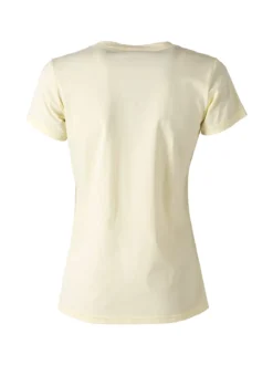 Essenziale Milano T-shirt girocollo da donna in cotone - giallo