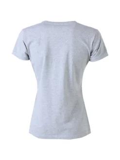 Essenziale Milano T-shirt girocollo da donna in cotone - grigio