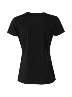 Essenziale Milano T-shirt girocollo da donna in cotone - nero