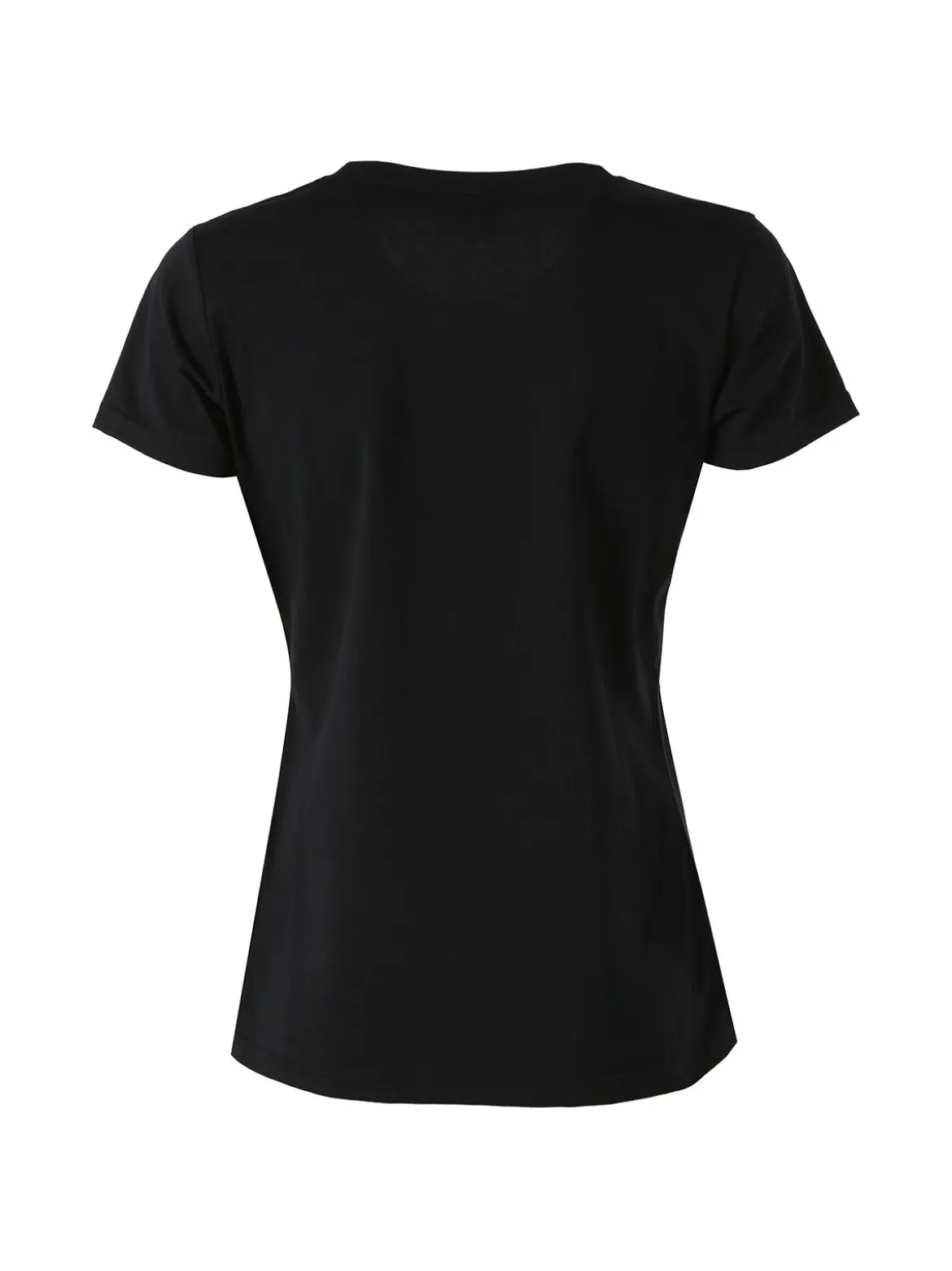Essenziale Milano T-shirt girocollo da donna in cotone - nero