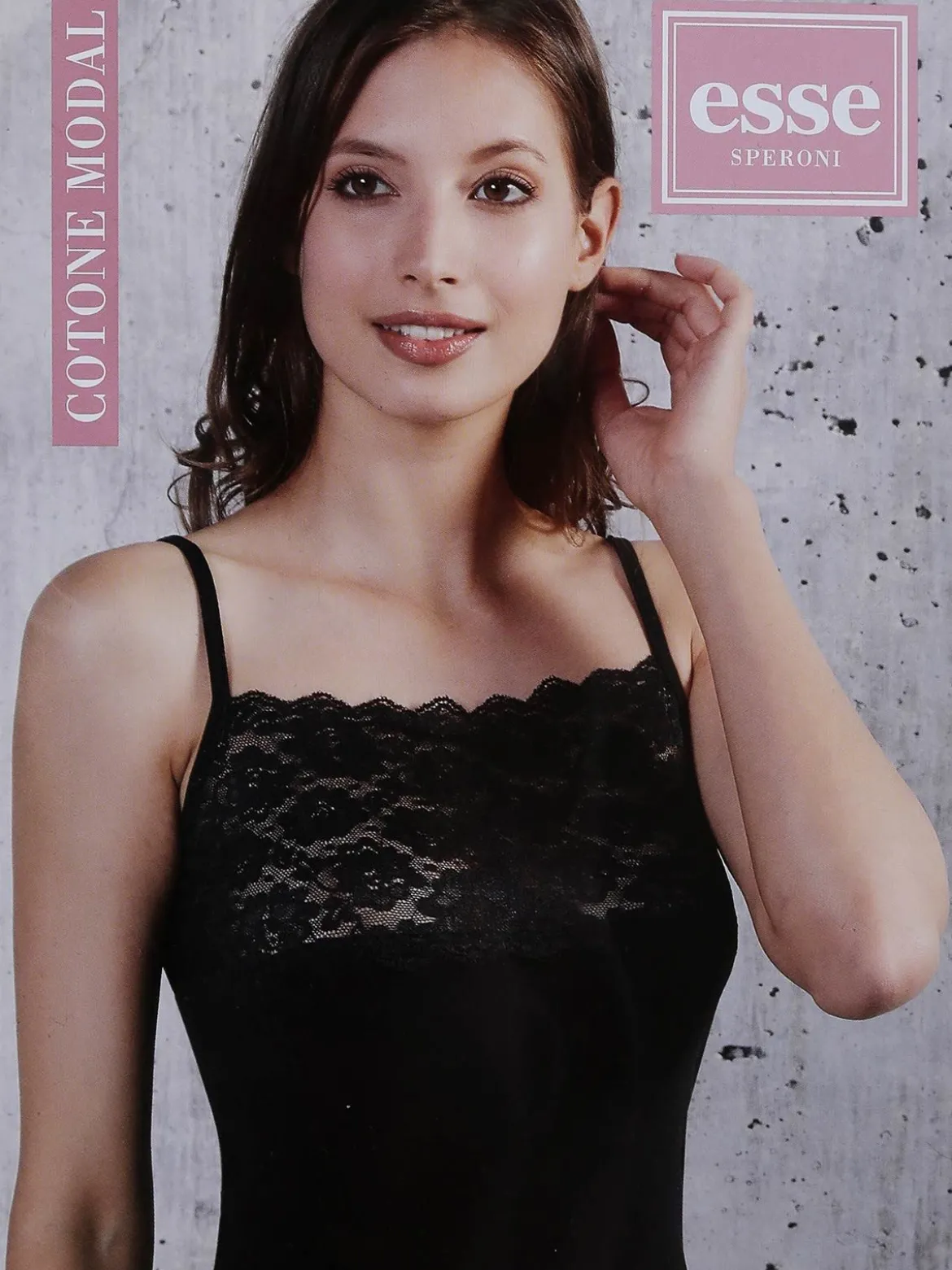 Esse Speroni Canotta donna con pizzo