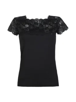 Esse Speroni Maglia manica corta donna con pizzo