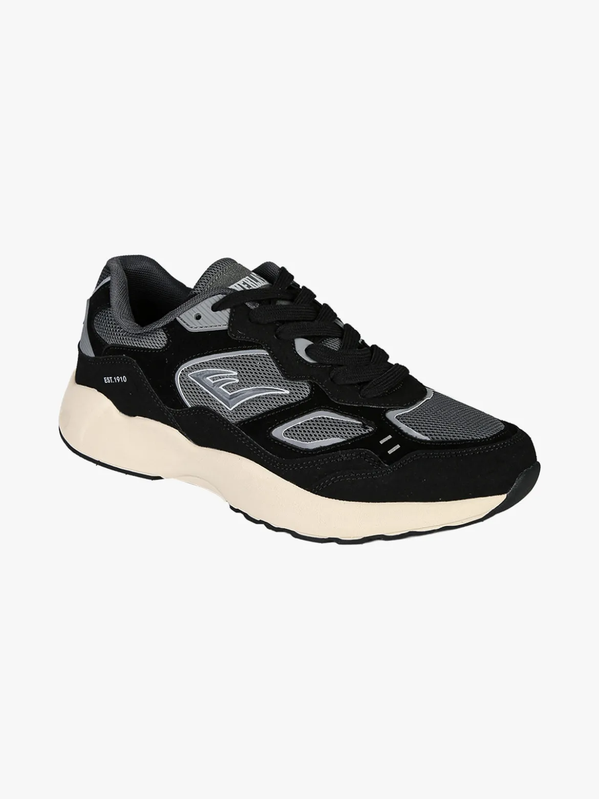 Everlast Sneakers sportive da uomo con suola alta - nero