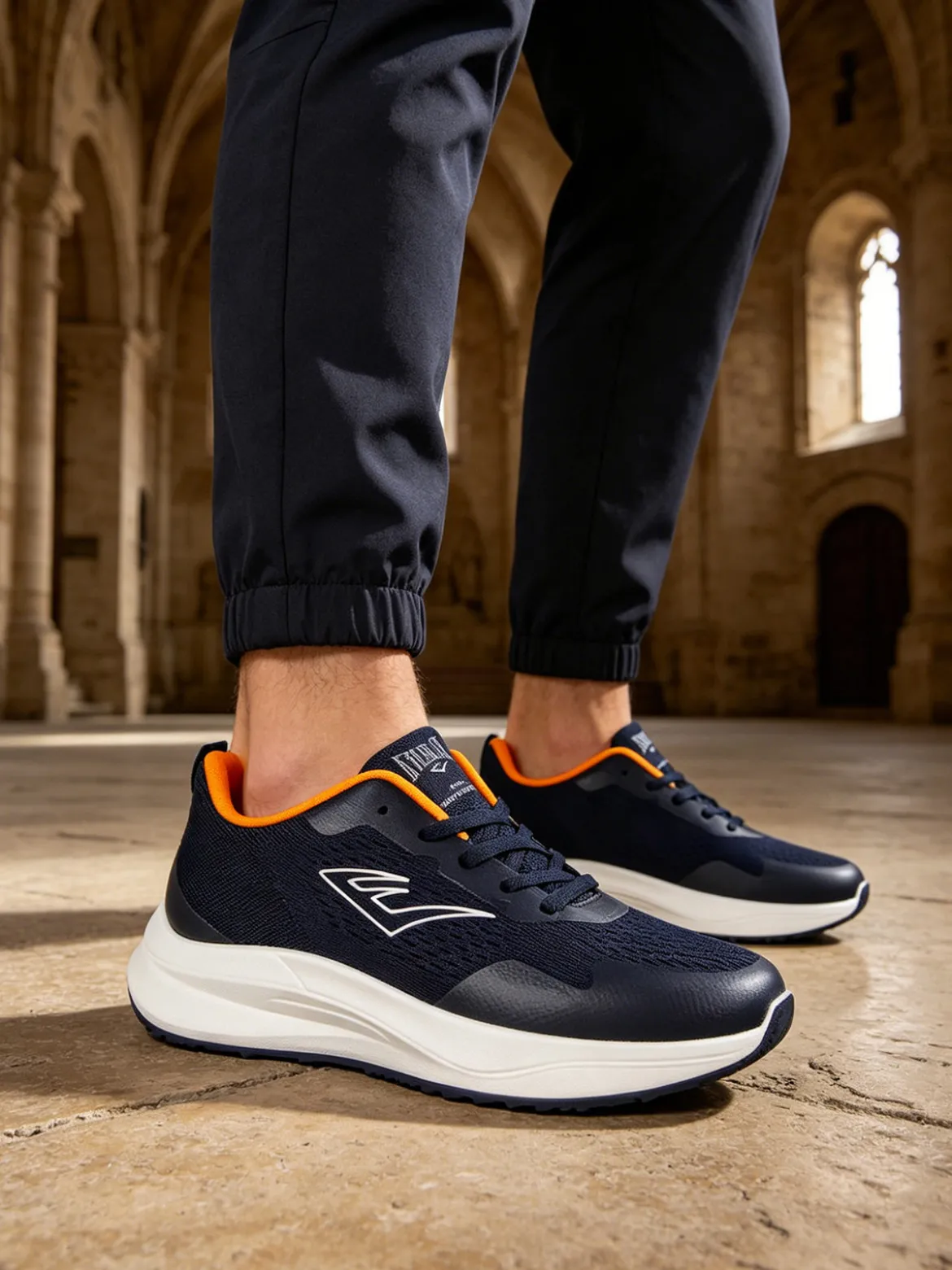 Everlast Sneakers sportive da uomo stringate - blu scuro