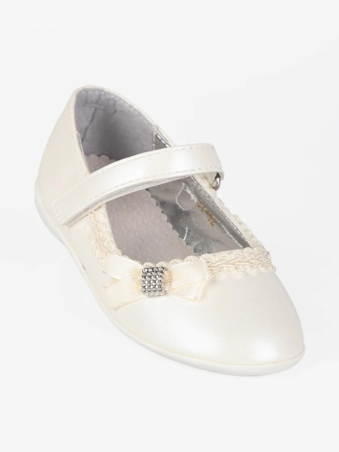 Exma Ballerine da bambina con cinturino e fiocco