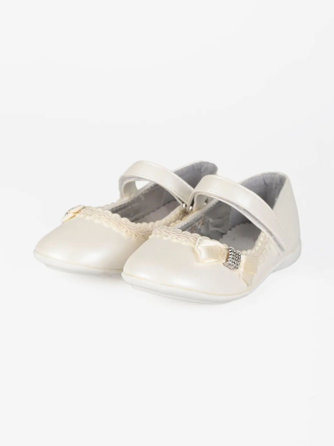 Exma Ballerine da bambina con cinturino e fiocco