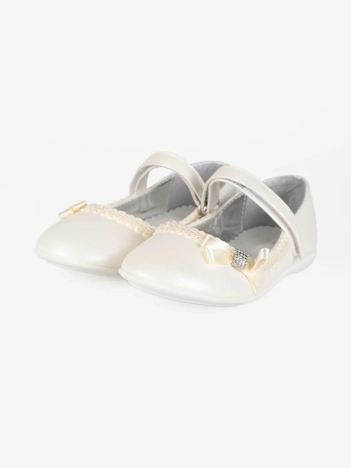 Exma Ballerine da bambina con cinturino e fiocco