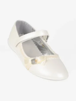 Exma Ballerine da bambina con cinturino e fiocco