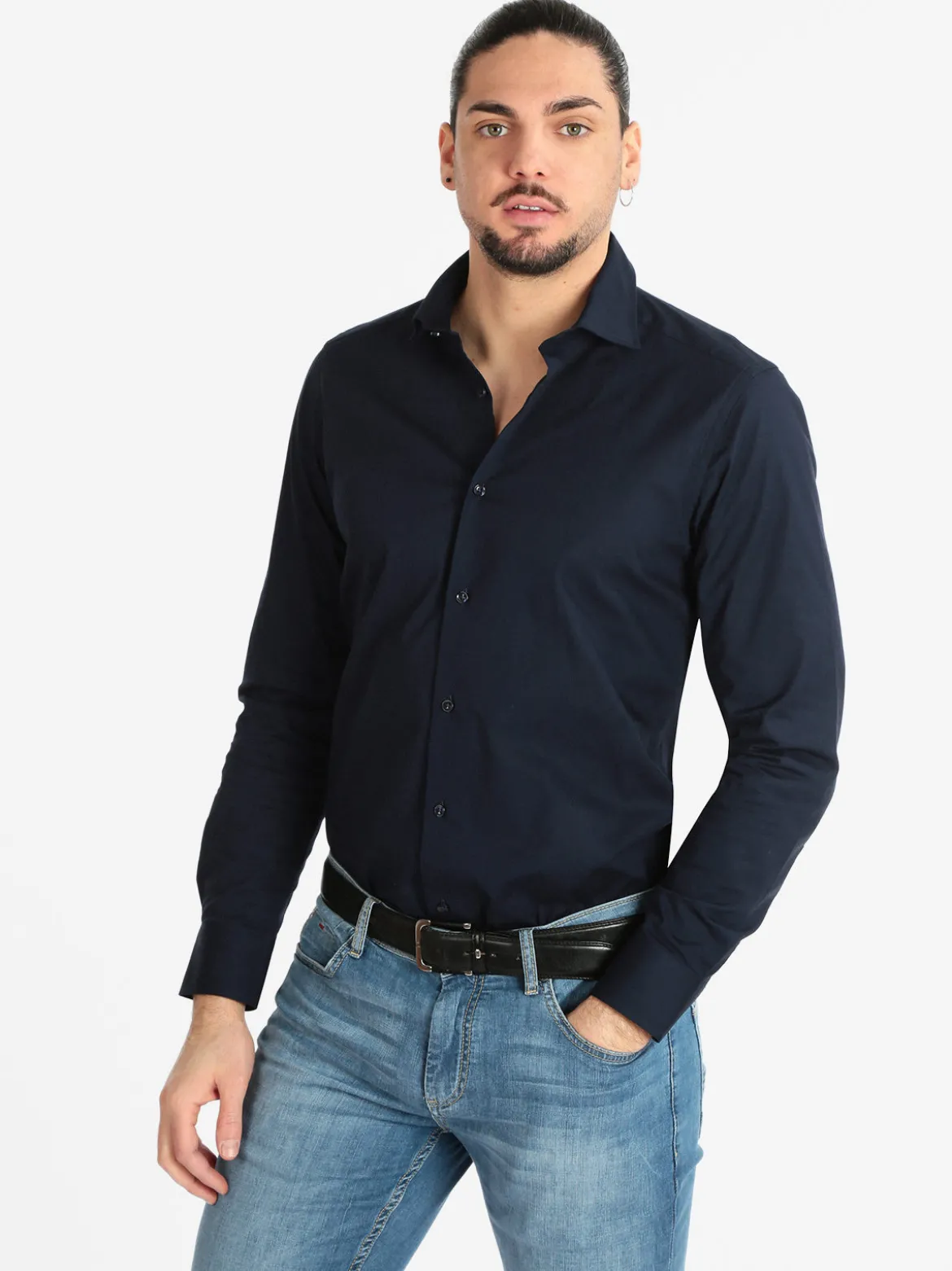 Fabio Galanti Camicia classica da uomo slim fit