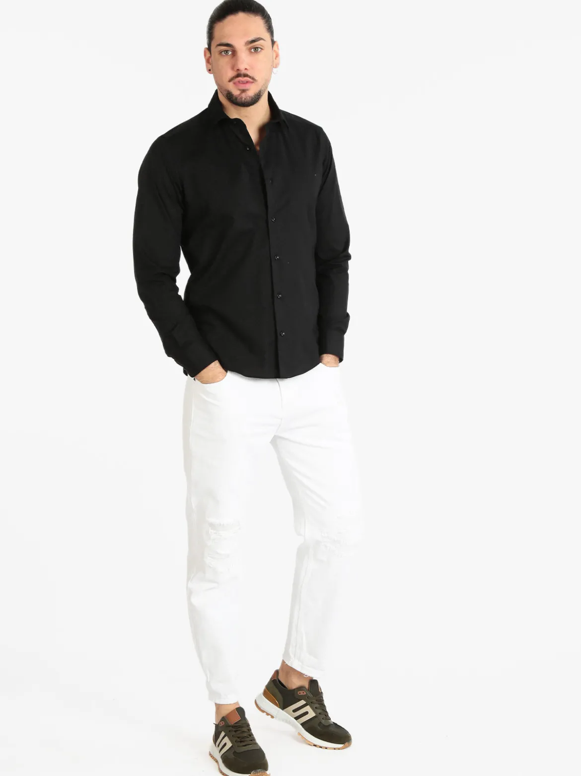 Fabio Galanti Camicia classica da uomo slim fit