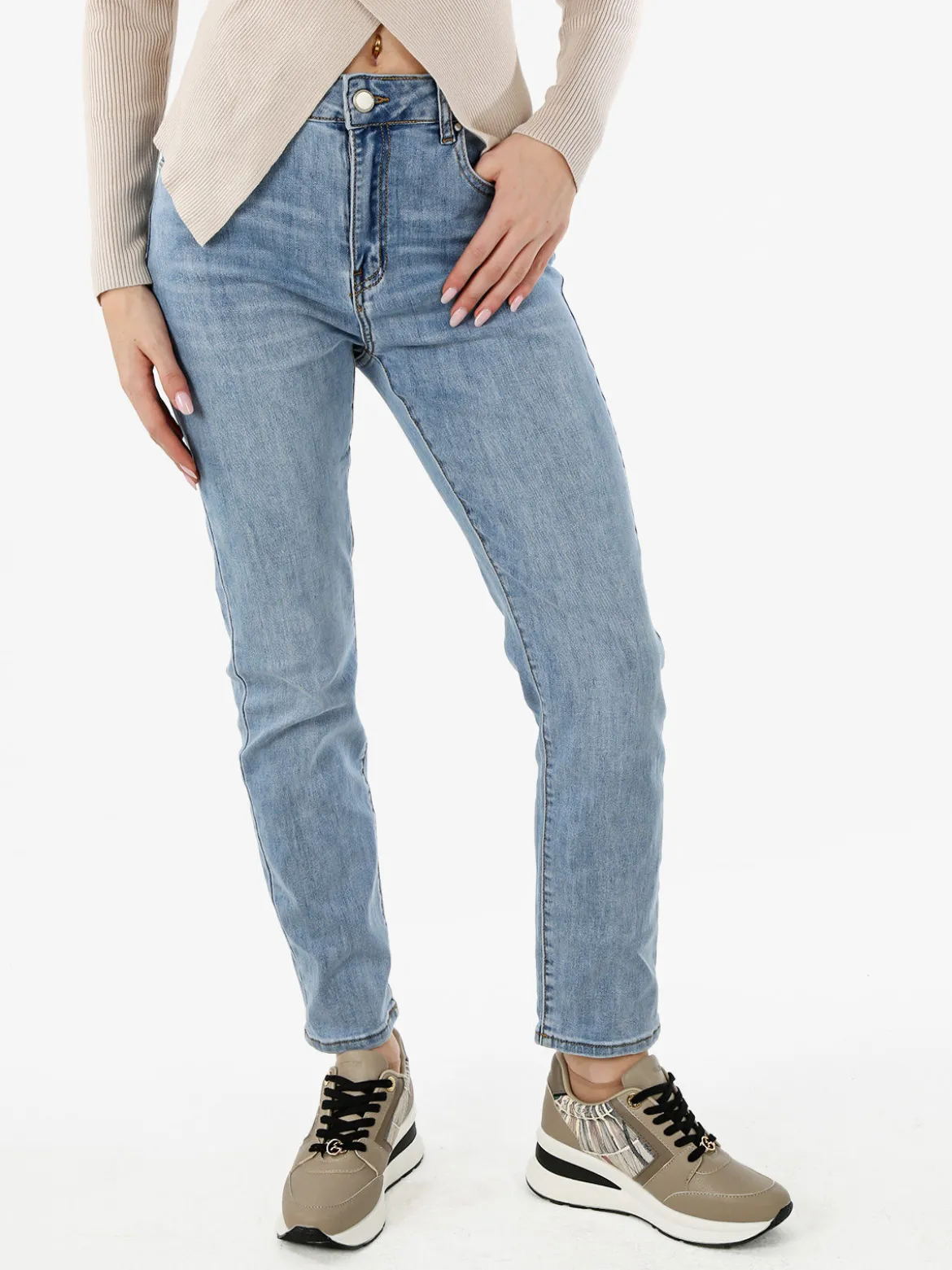 Farfallina Jeans donna a sigaretta - jeans