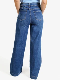 Farfallina Jeans donna wide leg vita alta - jeans