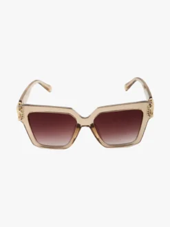 Fashion Eyewear Occhiali da sole quadrati da donna - champagne