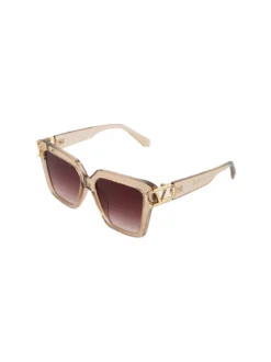 Fashion Eyewear Occhiali da sole quadrati da donna - champagne