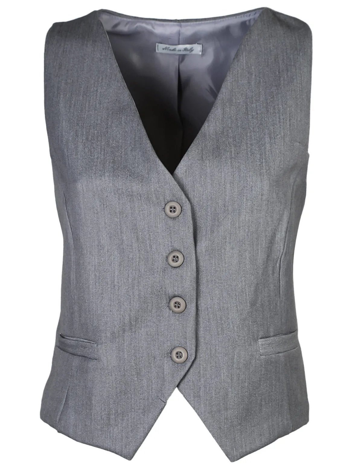 Fashion Gilet donna con bottoni