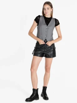 Fashion Gilet donna con bottoni
