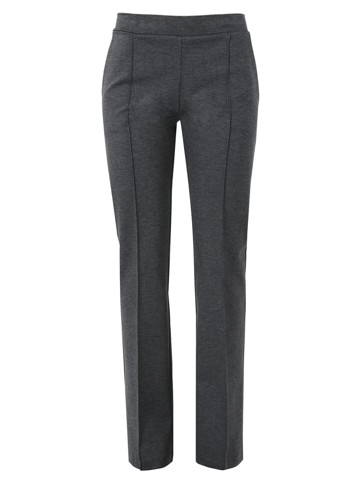 Fast Fashion Completo elegante da donna con blazer e pantaloni con finale a zampa - grigio