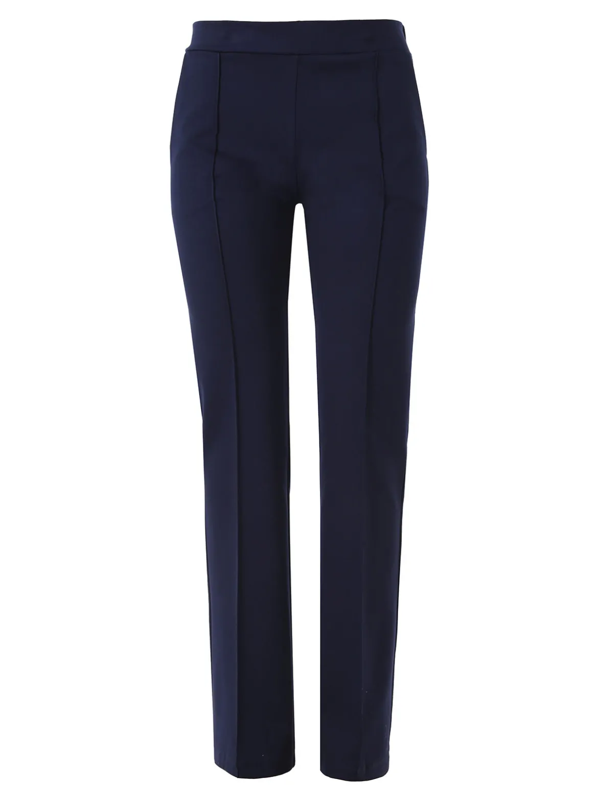 Fast Fashion Completo elegante da donna con blazer e pantaloni con finale a zampa - blu