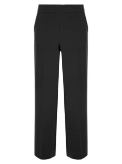 Fast Fashion Completo elegante da donna con blazer e pantaloni a gamba larga - nero