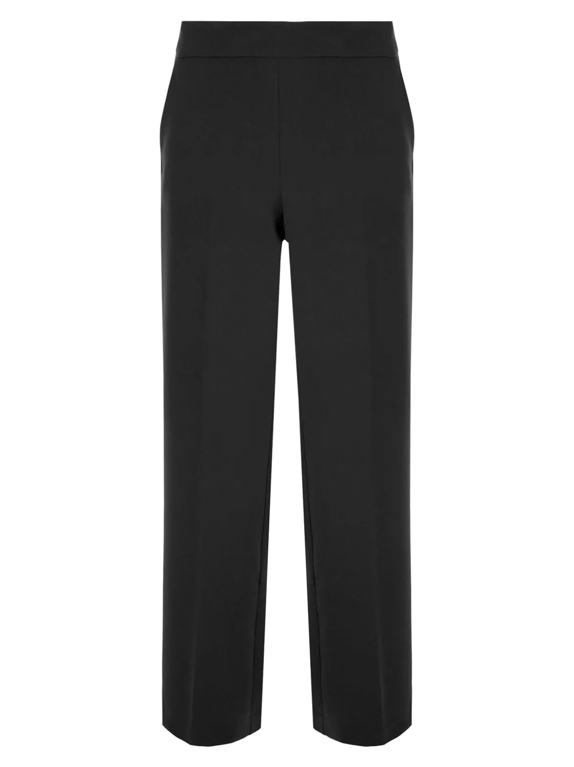 Fast Fashion Completo elegante da donna con blazer e pantaloni a gamba larga - nero