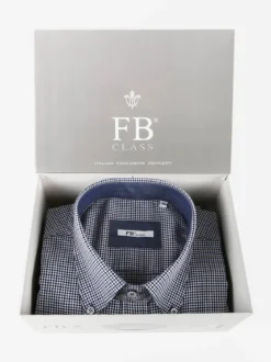 Fb Camicia uomo slim fit manica lunga