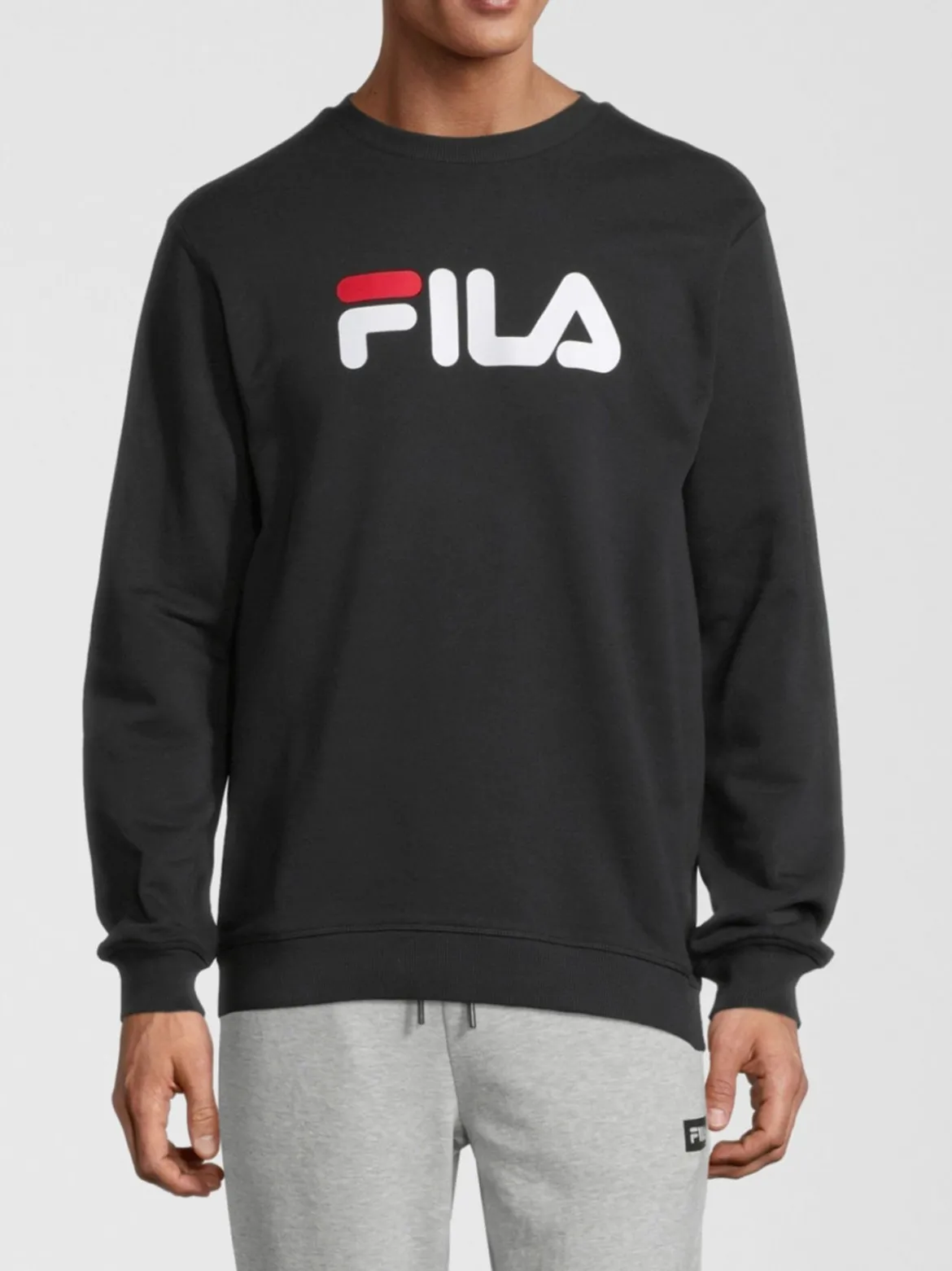Fila Felpa girocollo unisex con scritta