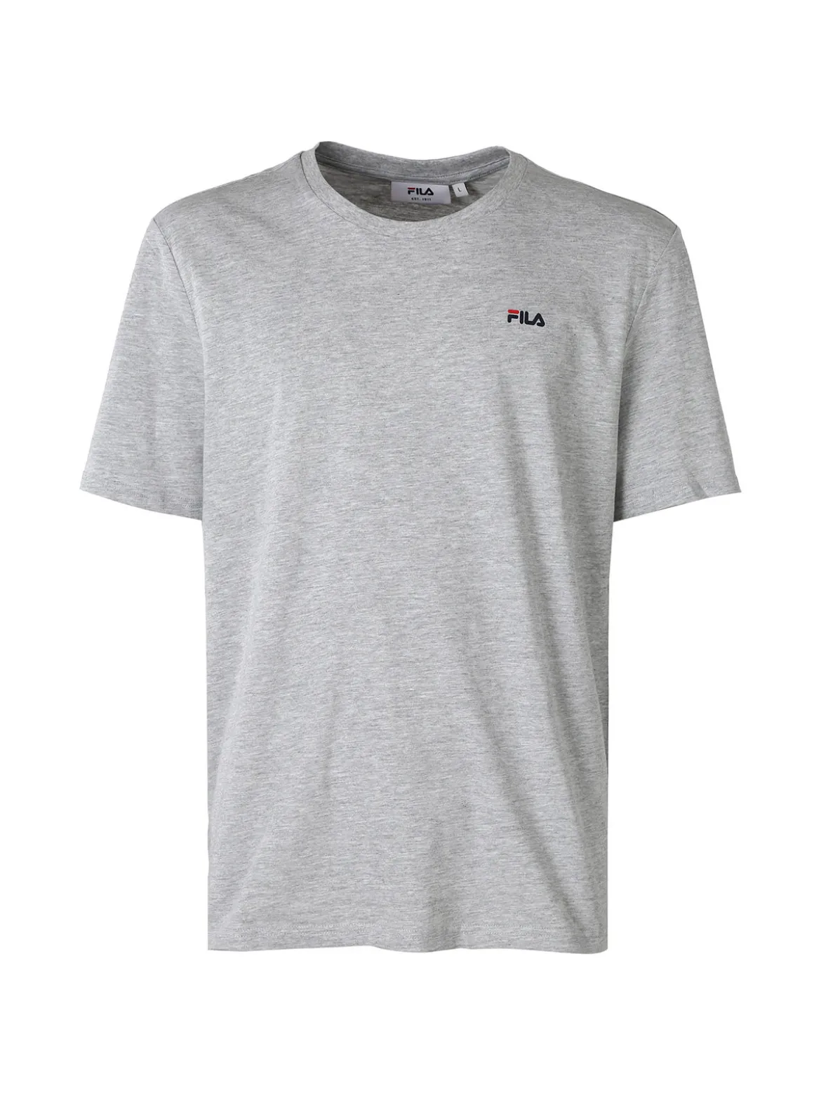 Fila T-shirt girocollo da uomo in cotone - grigio