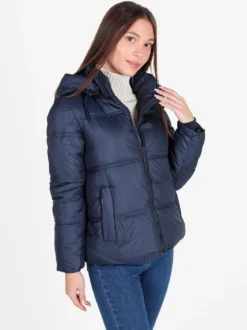 Flight Finery Giubbotto donna puffer con cappucio e zip