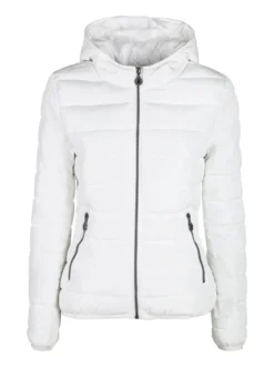 Flight Finery Piumino donna imbottito con cappuccio e zip