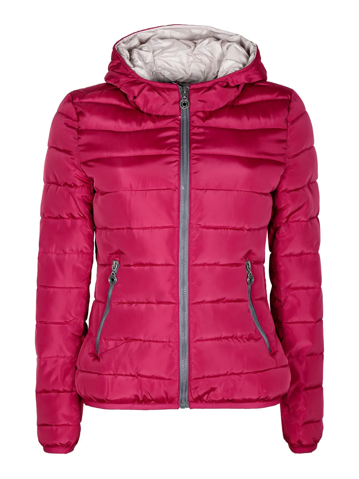 Flight Finery Piumino donna imbottito con cappuccio e zip